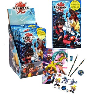 ZESTAW SZKOLNY BAKUGAN W EKSPOZYTORZE (12 szt.)