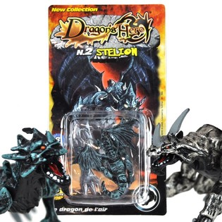 Figurki Smoków Dragon's Hero na karcie (12 szt.)