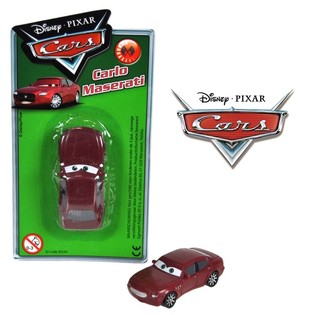 SAMOCHODZIK DISNEY CARS CARLO MASERATI NA KARCIE (12 szt.)