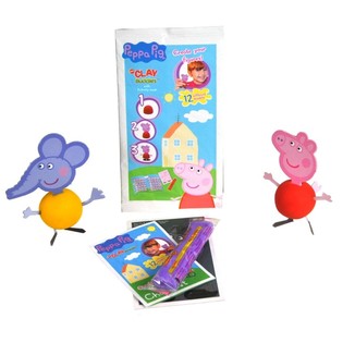 Stwórz Własną Figurkę z Plasteliny Świnka Peppa (10 szt.)