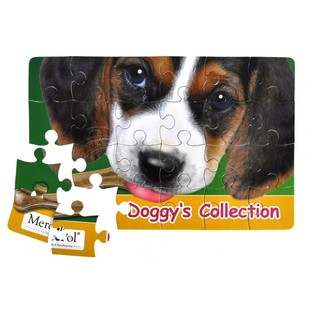TANIE PUZZLE ZE SŁODKIMI PSAMI 20 x 13 CM (50 szt.)