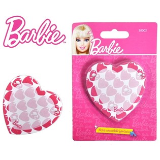 BARBIE NOTESIK W KSZTAŁCIE SERCA NA KARCIE (6 szt.)