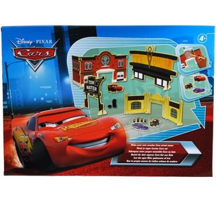 DISNEY CARS - MEGA ZESTAW DREWNIANY "STWÓRZ WŁASNY ZESTAW CARS"