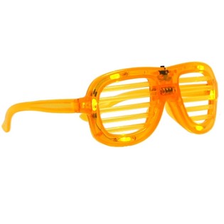 OKULARY SHUTTER SHADES Z OŚWIETLENIEM - KOLOR: Ż&Oacute;ŁTY (12 szt.)