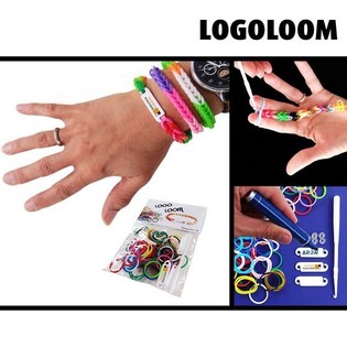 Zestawy do Bransoletek "LOGOLOOM" z Własnym Logo (50 szt.)