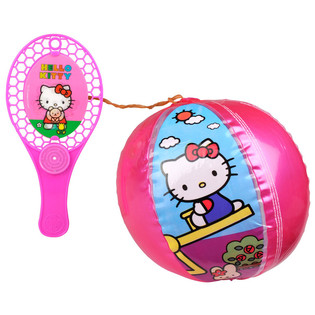 Zestaw Paletka z Piłką na Gumce Hello Kitty (12 szt.)