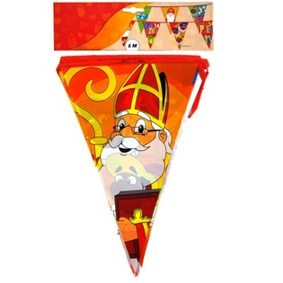 GIRLANDA FLAGI SINTERKLAAS 6 METR&Oacute;W (5 szt.)