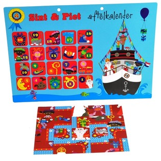 Kalendarz Odliczania Sinterklaas i Piet - Model 2 (9 szt.)