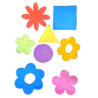 Naklejki Źelowe Dekoracyjne Jelly Gems 25 x 16 cm (24 szt.)