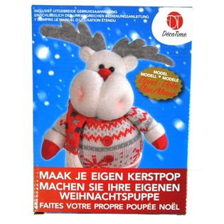 ZRÓB WŁASNĄ PLUSZOWĄ LALKĘ ŚWIĄTECZNĄ (6 szt.)
