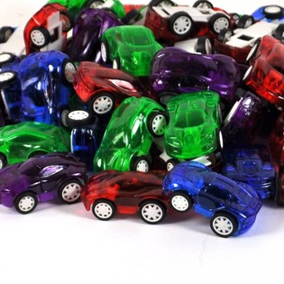 Mini samochodzik z napędem frykcyjnym 5 cm (25 szt.)