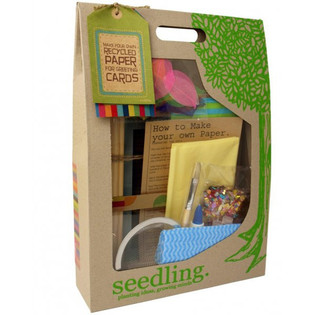 Zestaw Kreatywny SEEDLING - Stw&oacute;rz Własne Kartki z Papieru z Recyklingu
