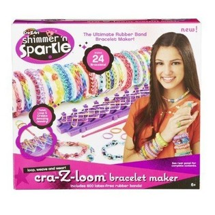 CRA-Z-ART SHIMMER'N SPARKLE - MEGA ZESTAW DO ROBIENIA BRANSOLETEK (6 szt.)