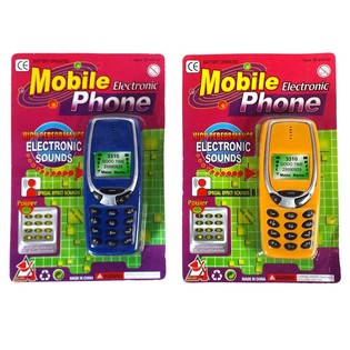 Zabawkowy telefon komórkowy z dźwiękiem na karcie (12 szt.)