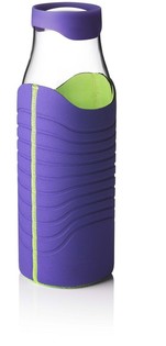 MENU - Designerska Karafka na Wodę z Silikonowym Korkiem i Pokrowcem z Neoprenu 1L 25cm (1 szt.)