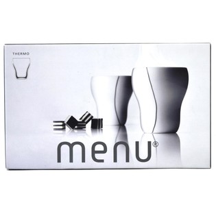 MENU - KUBEK TERMICZNY BLACK CONTOUR ŚREDNI 320 ML, ZESTAW 2 SZT.