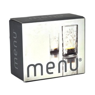 MENU - Świecznik z mrożonym wzorem, zestaw 2 szt. (1 kpl.)