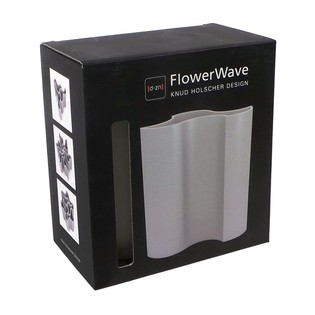 D-ZN - Wazon na Kwiaty FLOWERWAVE - Biały (1 szt.)