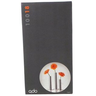 QDO - Wazony ze Stali Nierdzewnej na 1 Kwiat, Zestaw 3 szt. (1 kpl.)