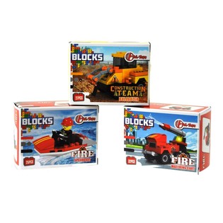 Klocki Bricks - Seria Straż Pożarna/Budowa (9 szt.)