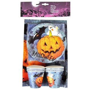 19-elementowy Zestaw Stołowy na Halloween (6 szt.)