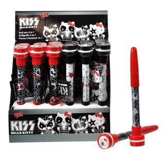 HELLO KITTY - DŁUGOPIS Z PIECZĄTKĄ 3 W 1 / BAŃKI (24 szt.)