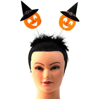 Opaska na Głowę Halloween Dynie (6 szt.)