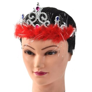 Srebrna Korona Księżniczki z Pluszem - Model 4 (12 szt.)