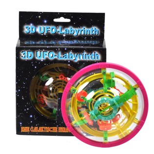 ***GADGET*** DUŻY LABIRYNT 3D UFO (3 szt.)