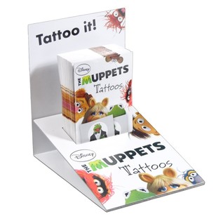 Tatuaże Disney 2-częściowe w prezenterze - Wz&oacute;r: Muppety (50 szt.)
