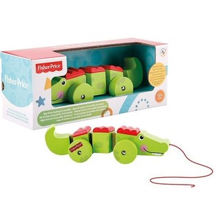 Fisher-Price M&oacute;j Pierwszy Drewniany Krokodyl Ruchomy (2 szt.)