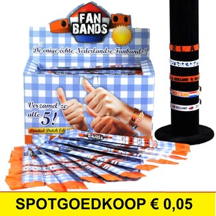***TANIOCHA*** OPASKI KIBICA HOLANDIA W EKSPOZYTORZE (160 szt.)