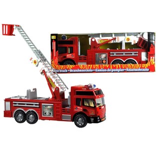 DUŻY WOZ STRAŻACKI ZABAWKA 30 CM (2 szt.)