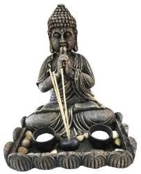 Budda Dekoracyjny ze Świeczką i Kadzidełkiem (1 szt.)