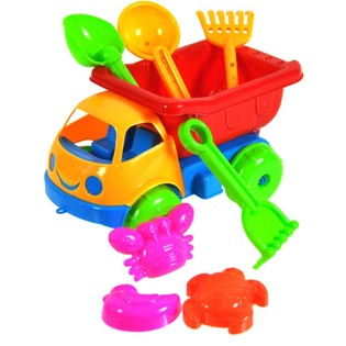 Zestaw Plażowy Zabawka Wywrotka 17 cm (10 szt.)