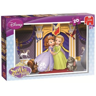 PUZZLE JUMBO DISNEY JEJ WYSOKOŚĆ ZOSIA W ZAMKU 20 ELEMENT&Oacute;W (4 szt.)