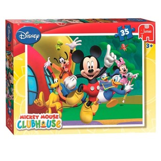 Puzzle Jumbo Disney Mickey Mouse Clubhouse Skakanie 35 Element&oacute;w (3 szt.)