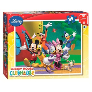 Puzzle Jumbo Disney Myszka Miki Clubhouse Zdjęcie Grupowe 35 Element&oacute;w (5 szt.)