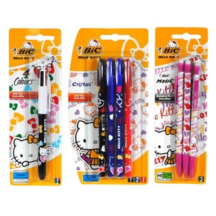 DŁUGOPISY BIC HELLO KITTY NA KARCIE (12 szt.)