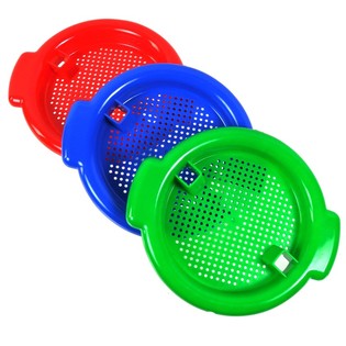 Zabawkowe sitko do piasku 18 cm - 14 szt.