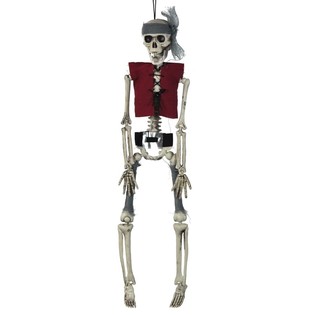 Szkielet Wiszący Pirat 40 cm (6 szt.) - Hurtownia Dekoracji na Halloween