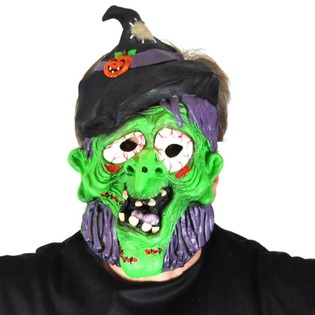 Elastyczna Maska Wiedźmy (2 szt.) | Halloween i Karnawał