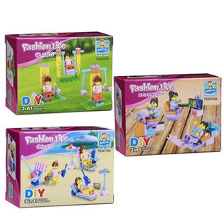 KLOCKI BRICKS - SERIA DLA DZIEWCZYNEK (24 szt.)