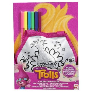 TROLLS POMALUJ WŁASNĄ TORBĘ (8 szt.)