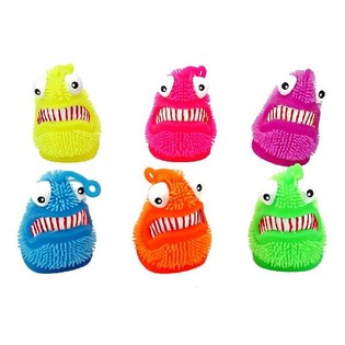 DUŻE ŚWIECĄCE POTWORY PUFFER Z ŚWIATŁEM Ø9,5CM (12 szt.)