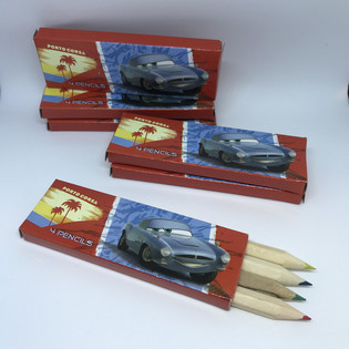 Kredki Disney Cars - Zestaw 4 szt. w Pudełku (48 szt.)