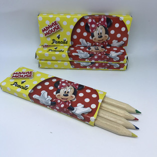 Disney - Minnie Mouse Ma%e Kredki O%%wkowe 4 szt. w Pude%ku (48 szt.)