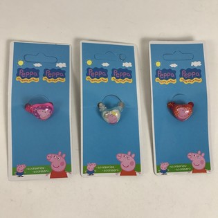 Pierścionki dla dzieci Świnka Peppa (24 szt.)
