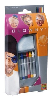 Kredki do Malowania Twarzy SES Clowny (6 kolor&oacute;w) (1 szt.)
