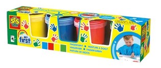 SES My First - Farby do Malowania Palcami 4 Kolory (1 szt.)